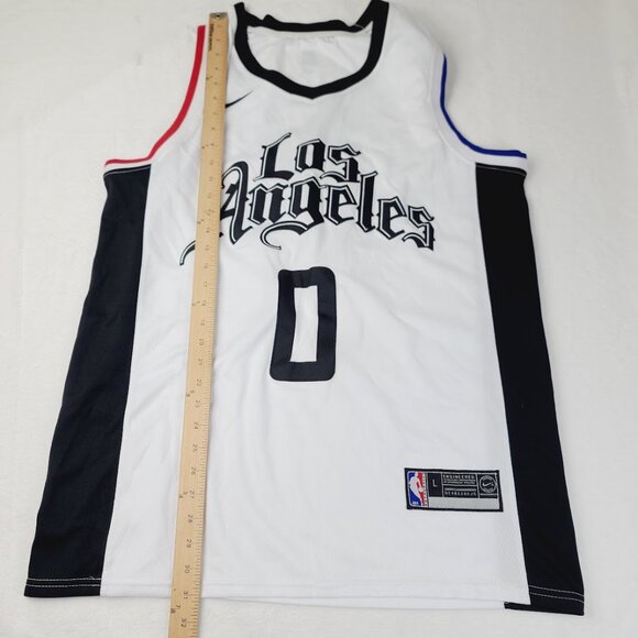 Nike Men's White Black Los Angeles Clippers City Edition NBA Athletic Jersey L - Picture 3 of 6